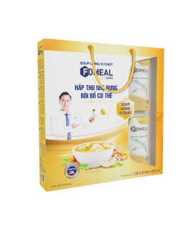 Hộp quà Fomeal Care Gold<br>Soup uống Yến Sào Thiên Nhiên mới