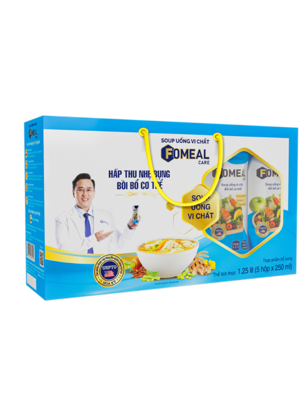 Hộp Quà Tặng 5 hộp Fomeal Care<br>Soup uống vi chất hấp thu mới