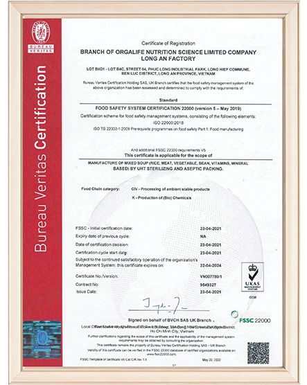 CHỨNG NHẬN CHO NIỀM TIN SẢN PHẨM